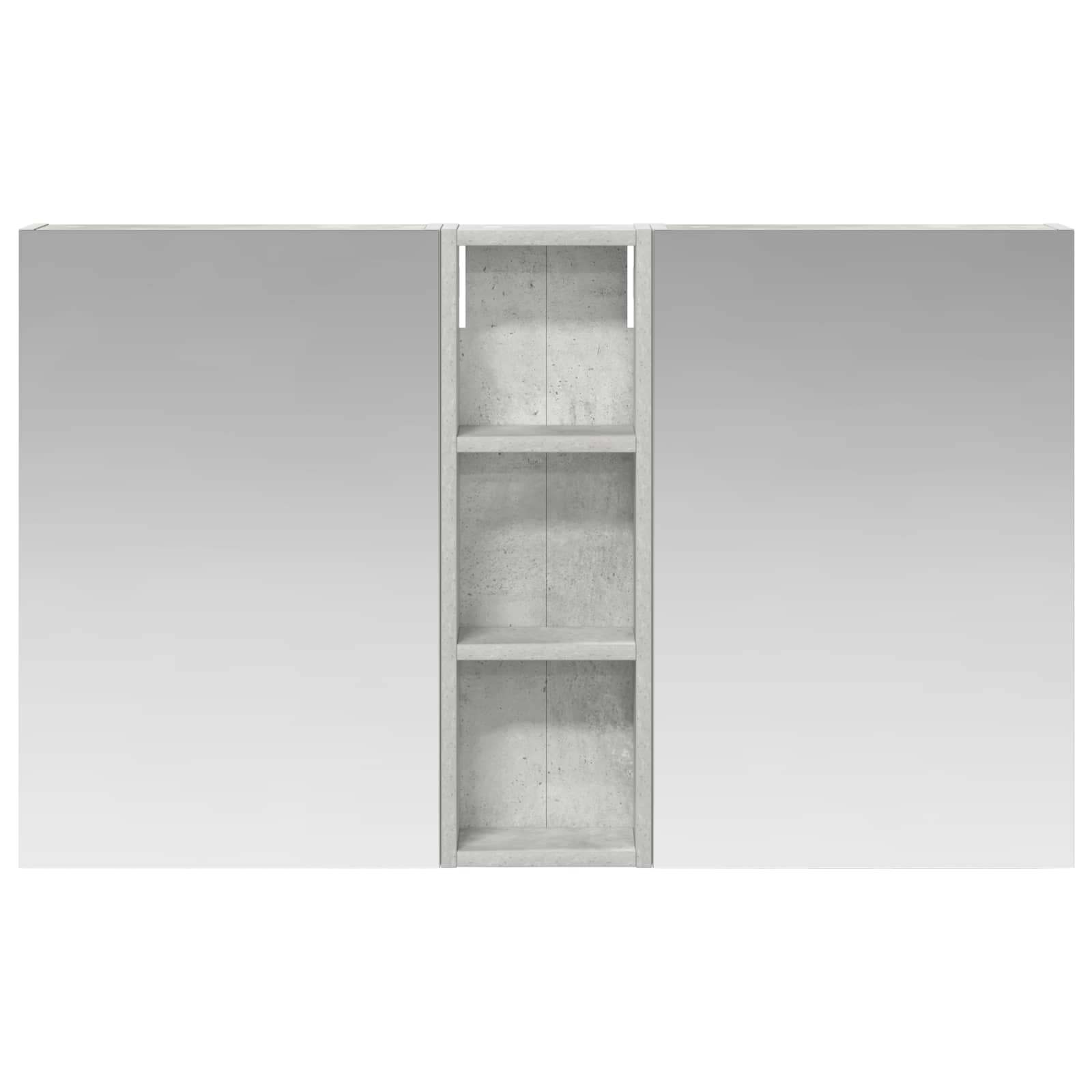 Badezimmerschrank-Set 3 pcs 80 x 10,5 x 50 cm Holzwerkstoff