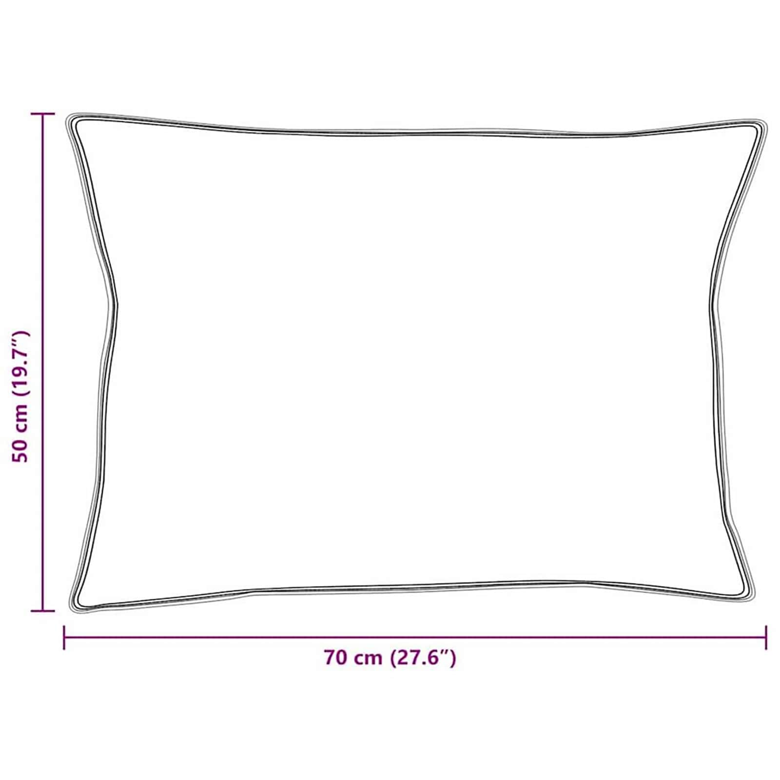 Sommerdecke mit Kissen 2 pcs Weiß Daunenfeder