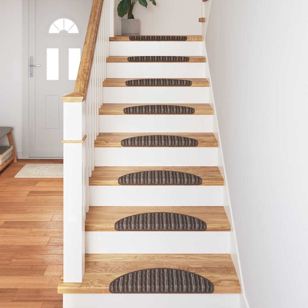 Selbstklebende Treppenschoner 15 pcs Anthrazit 56 x 17 x 3 cm