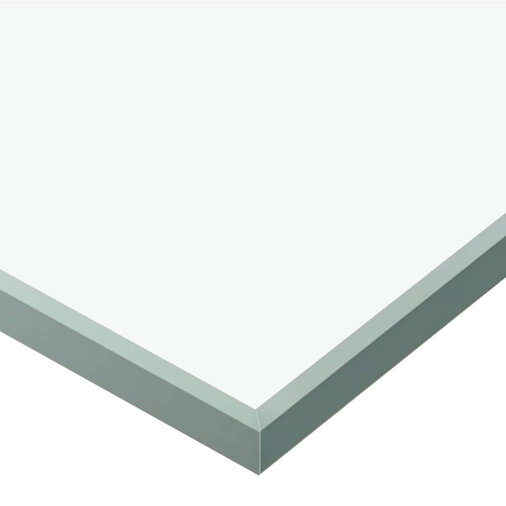 Schiebetür ESG-Glas und Aluminium 76x212 cm Silbern