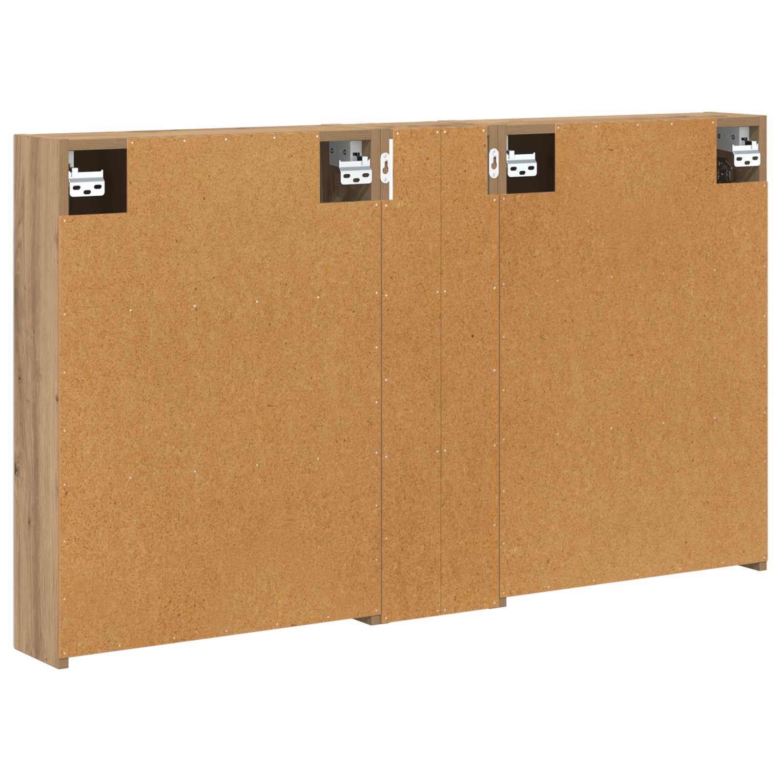Badezimmerschrank-Set 3 pcs 80 x 10,5 x 50 cm Holzwerkstoff