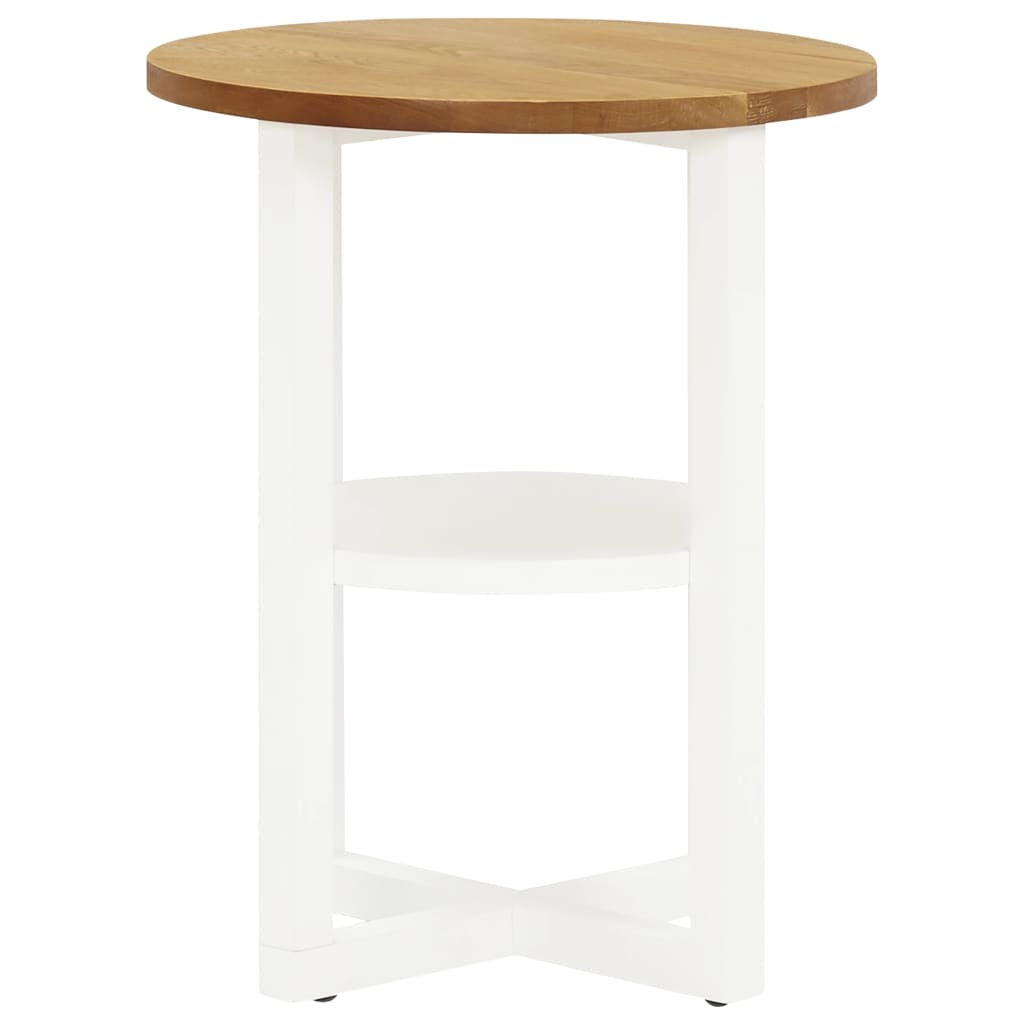 Beistelltisch 40×50 cm Massivholz Eiche