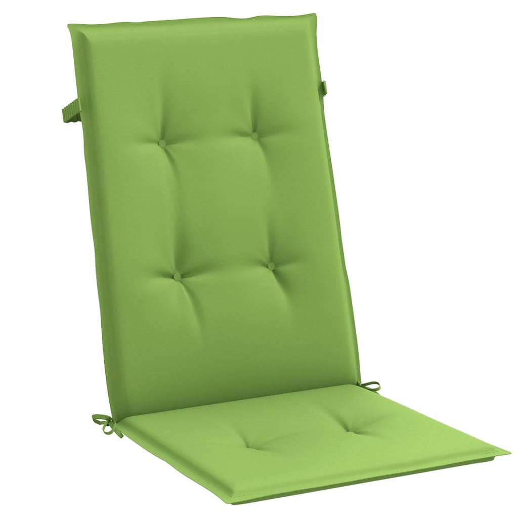 Hochlehner-Auflagen 2 Stk. Melange Anthrazit 120x50x7cm Stoff