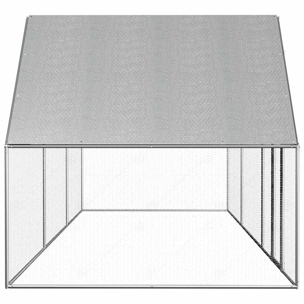 Hühnerstall 2x1x1,5 m Verzinkter Stahl