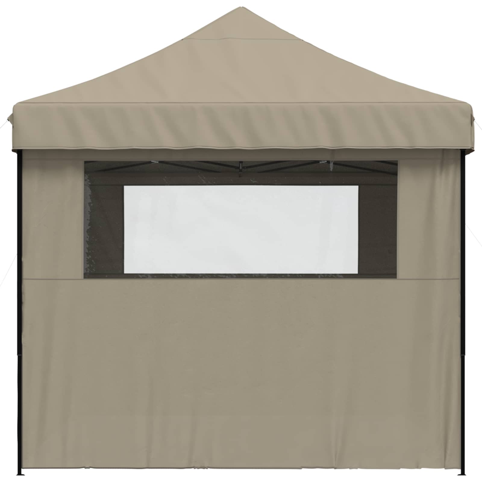 Partyzelt Faltbar Pop-Up Beige 410x279x315 cm