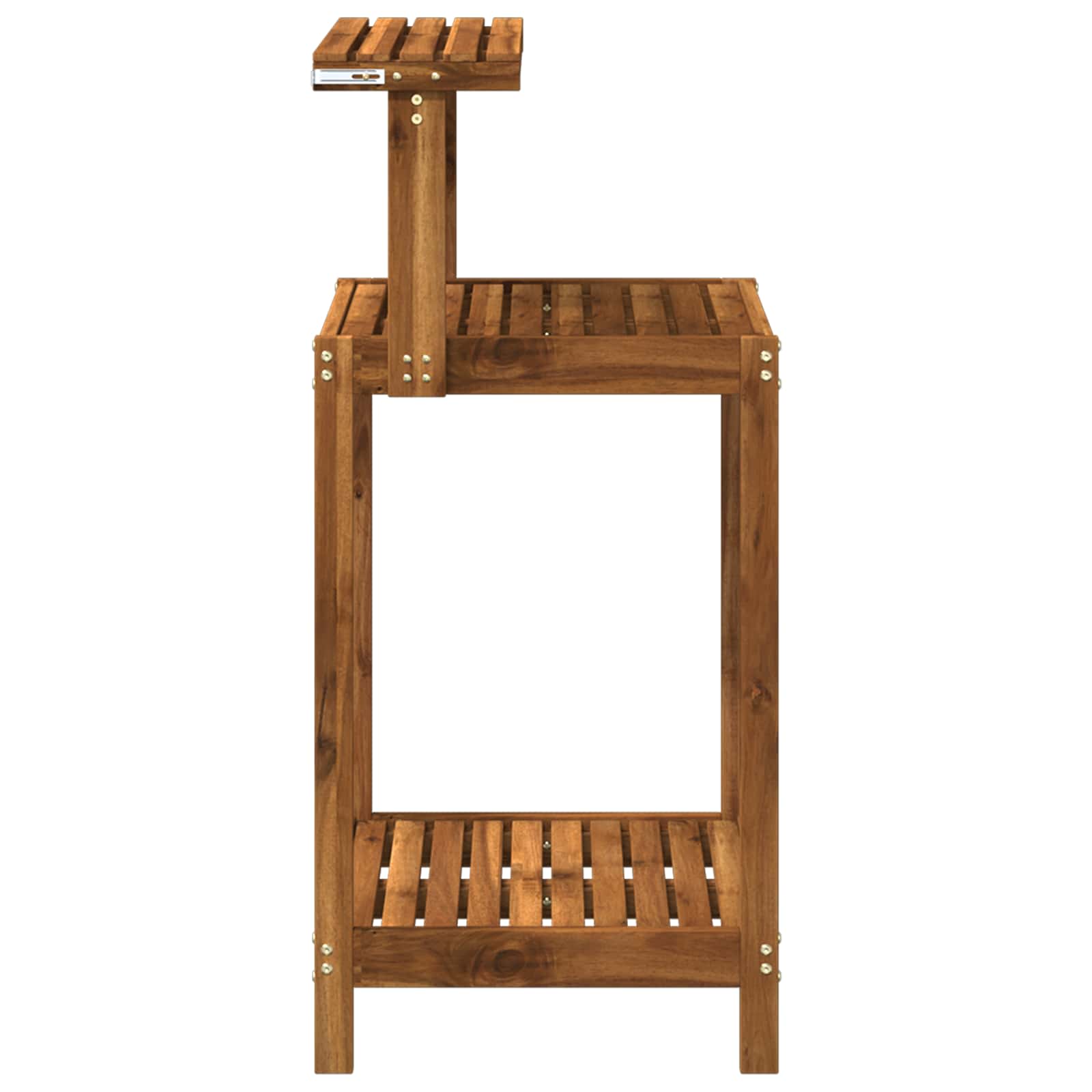 Outdoor Umtopfbank 56,5 x 48,5 x 107 cm Massivholz Akazie Natur