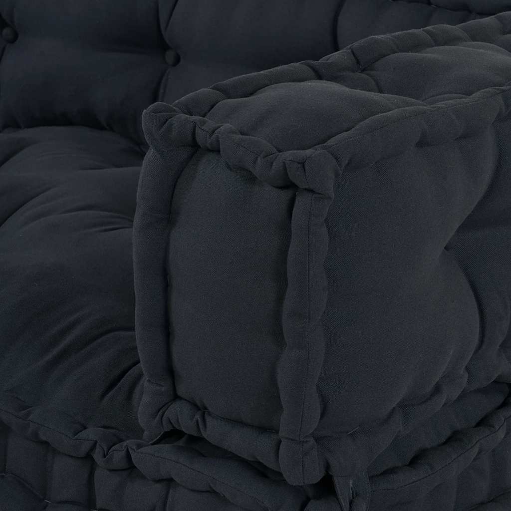 Palettensofa-Auflage Mehrfarbig Stoff Patchwork