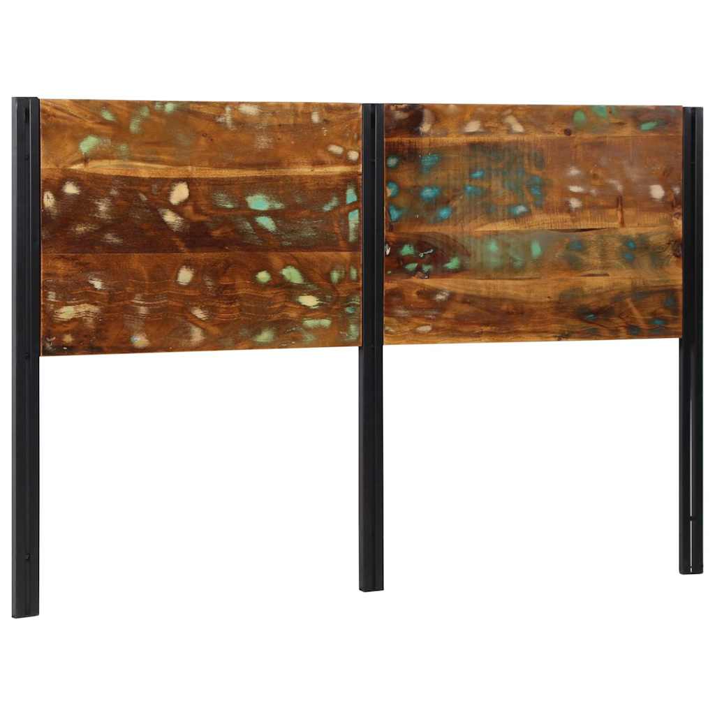 Kopfteil 100 cm Massivholz Mango und Eisen