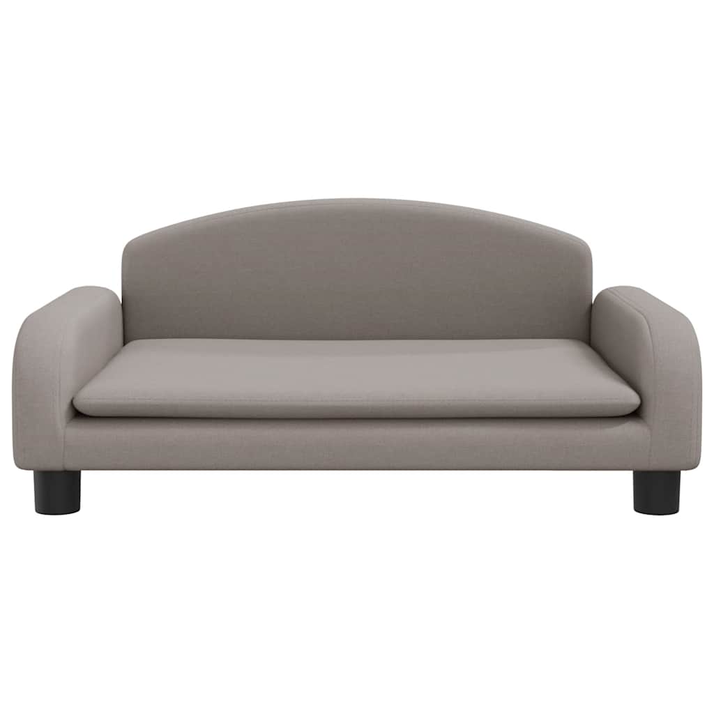 Kindersofa Creme 70x45x30 cm Stoff