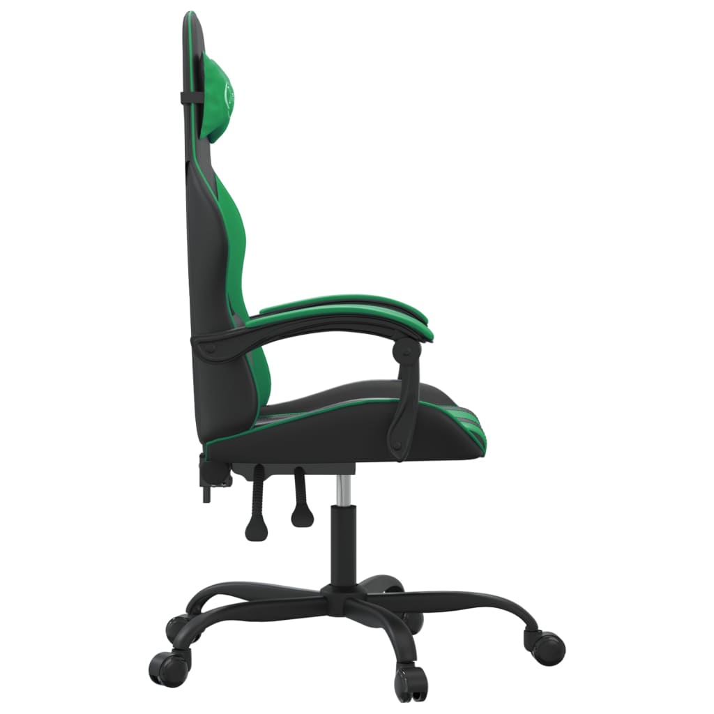 Gaming-Stuhl Drehbar Schwarz und Rot Kunstleder