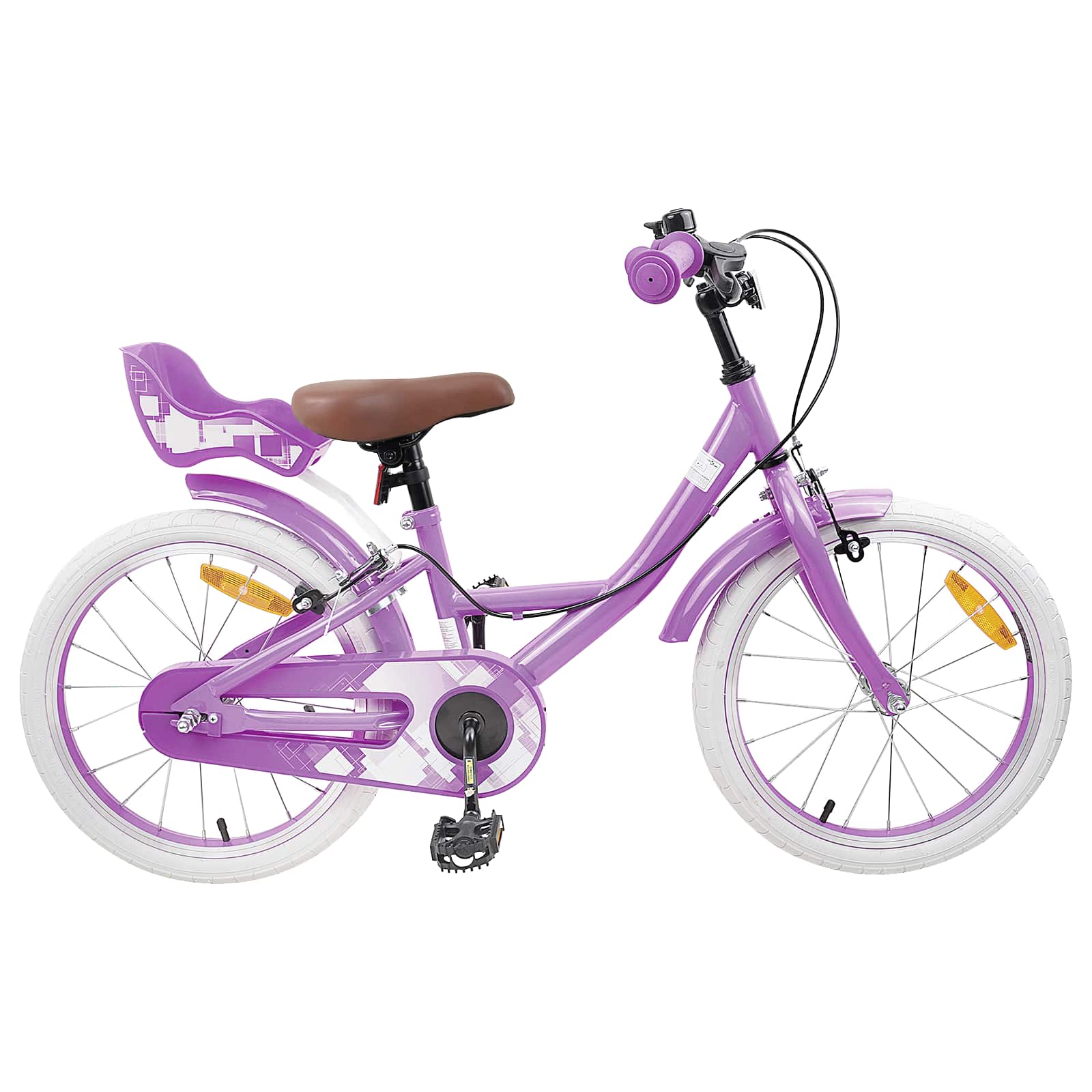 Kinderfahrrad 12 Zoll für 2-4 Jahre alt Hellrosa