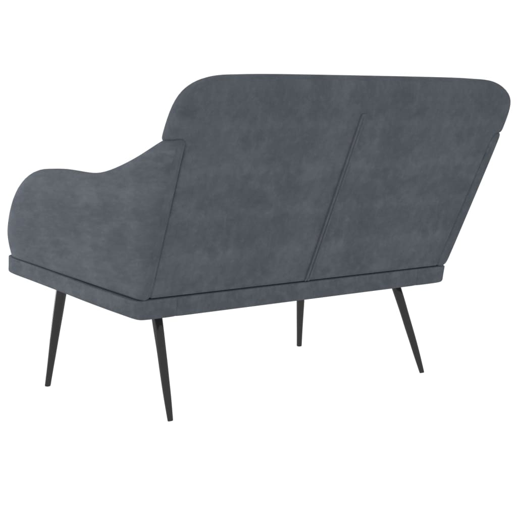 Sitzbank Dunkelgrün 110x76x80 cm Samt