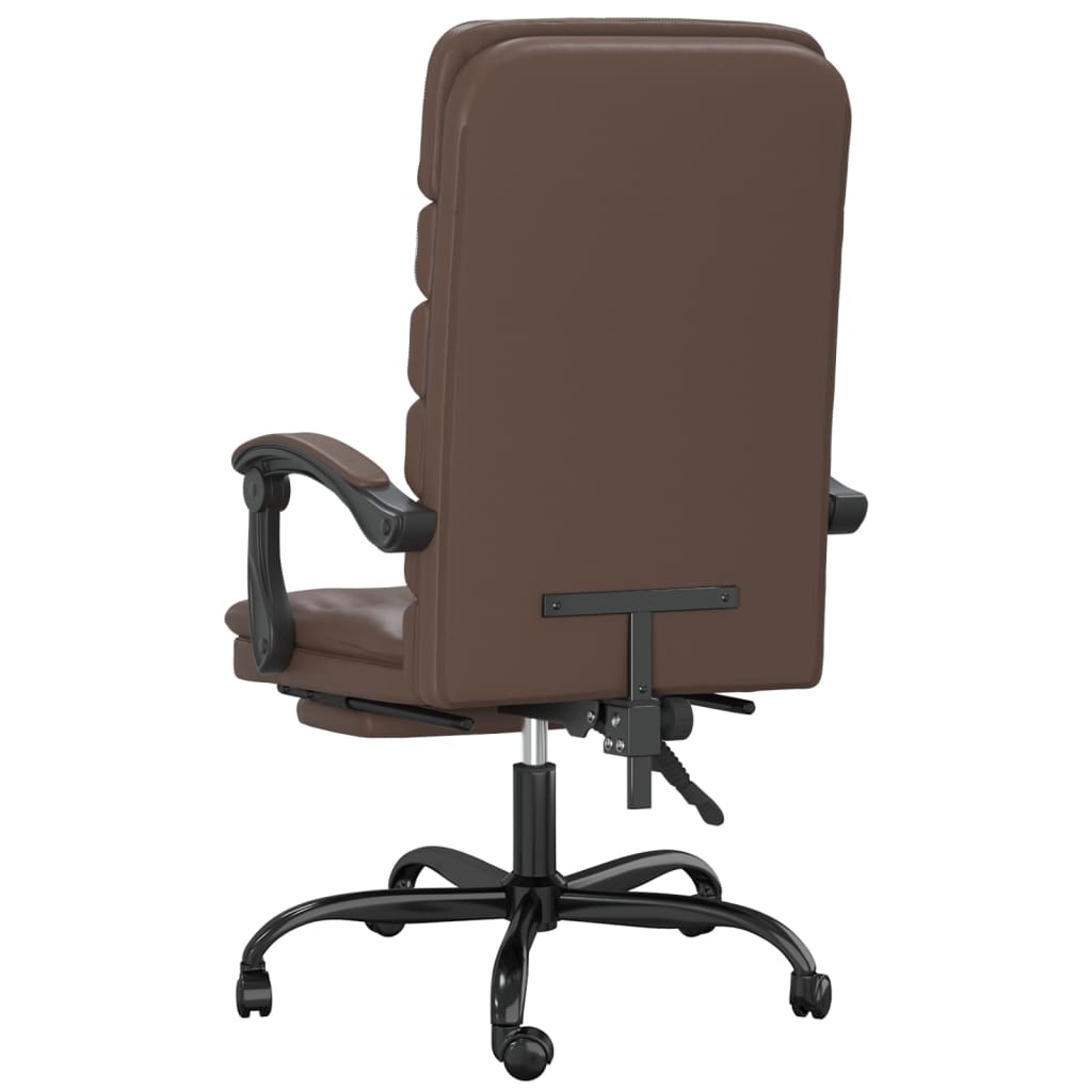 Bürostuhl mit Massagefunktion Schwarz Kunstleder