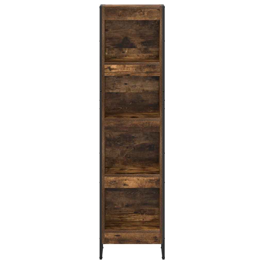Bücherregal 2 pcs Schwarz Eichen-Optik 60 x 30 x 189,5 cm