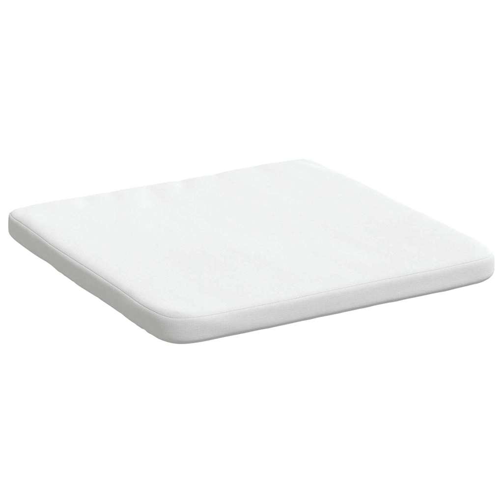 Sitzkissen 4 pcs Hellgrau 40 x 40 x 3 cm Stoff