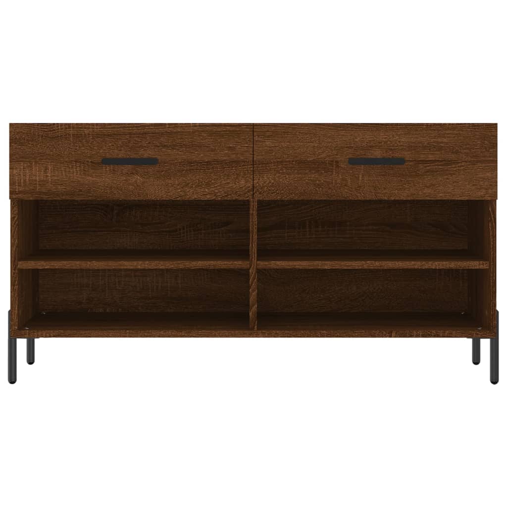 Schuhbank Weiß 102x35x55 cm Holzwerkstoff