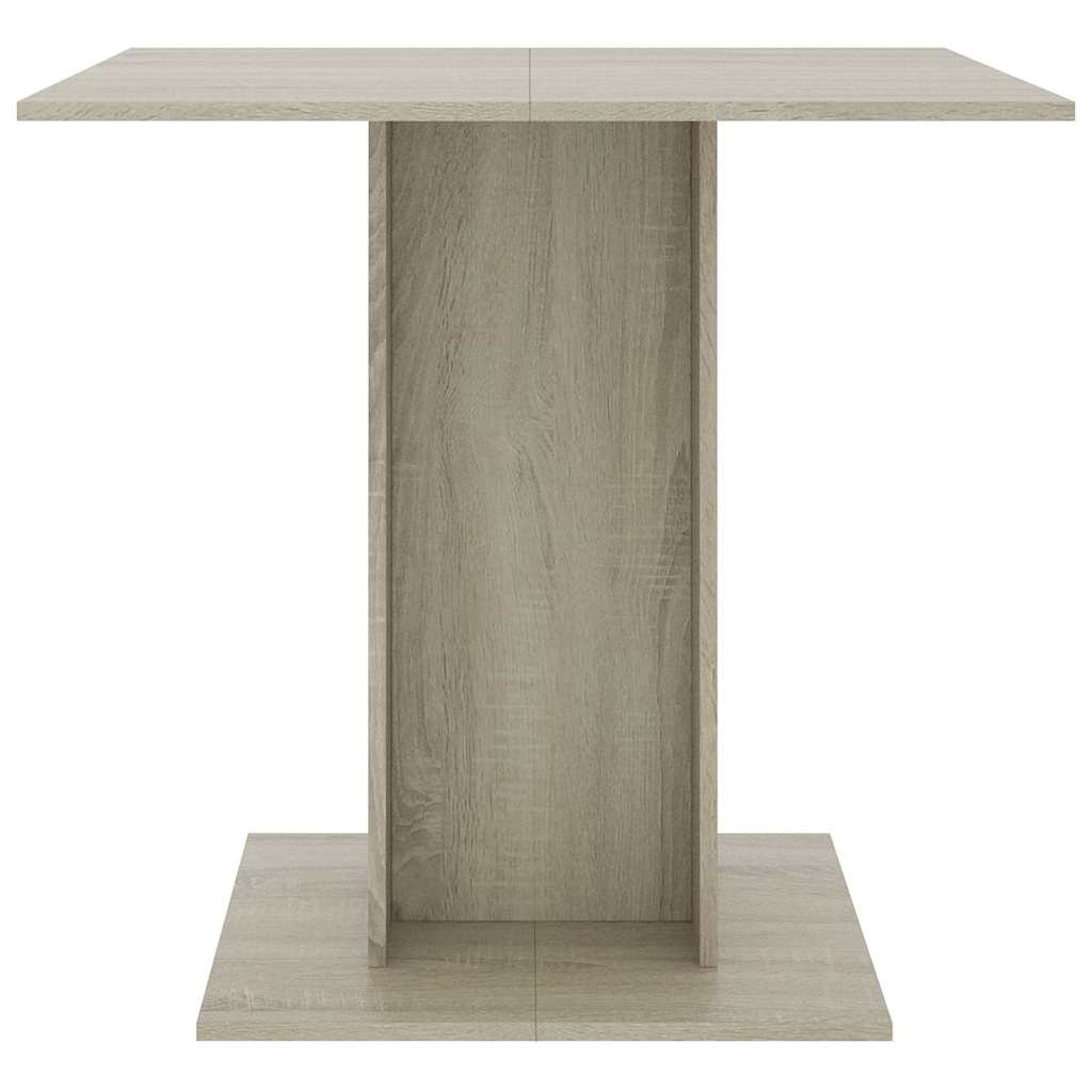 Esstisch Weiß 80x80x75 cm Holzwerkstoff
