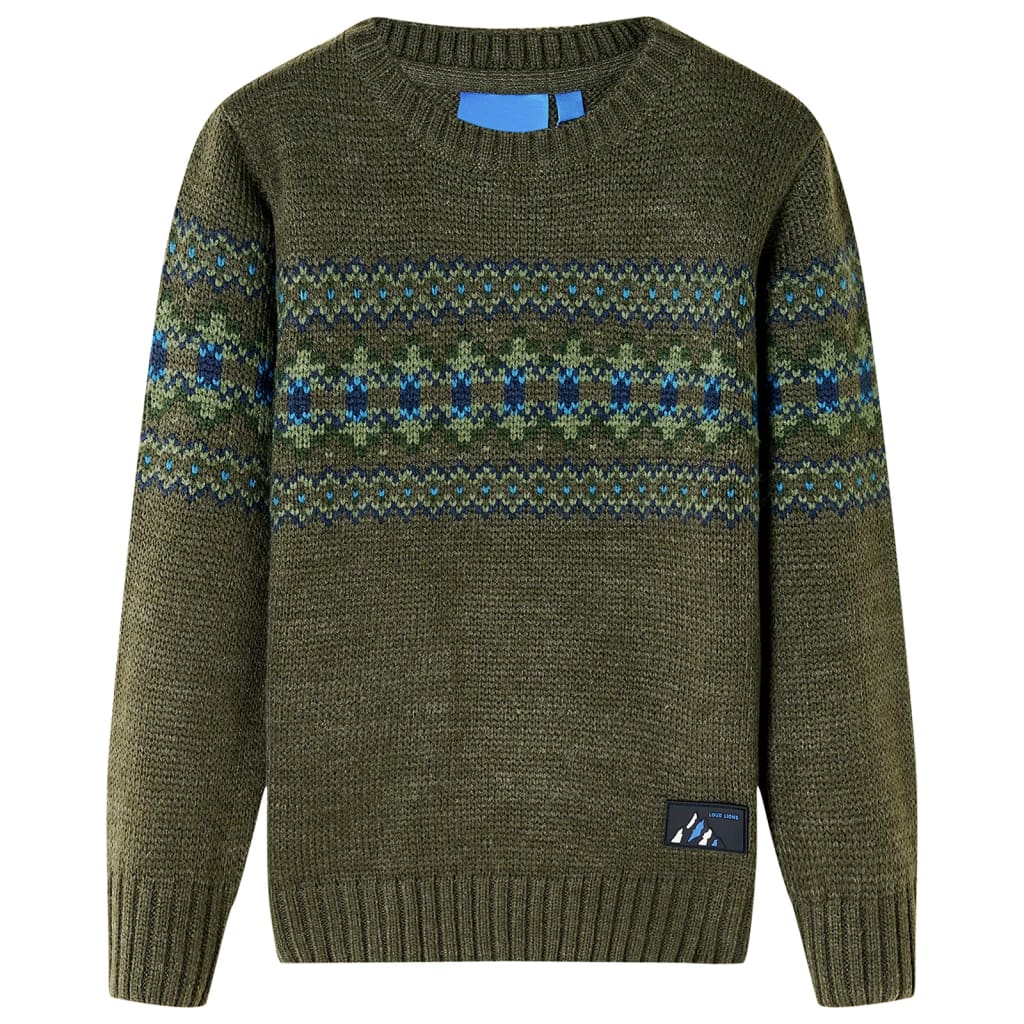 Kinderpullover Gestrickt Cognac 116