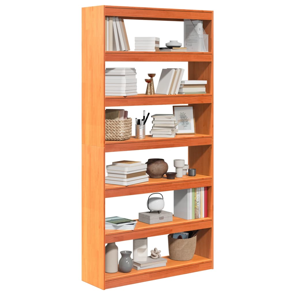 Bücherregal 40x30x71,5 cm Massivholz Kiefer