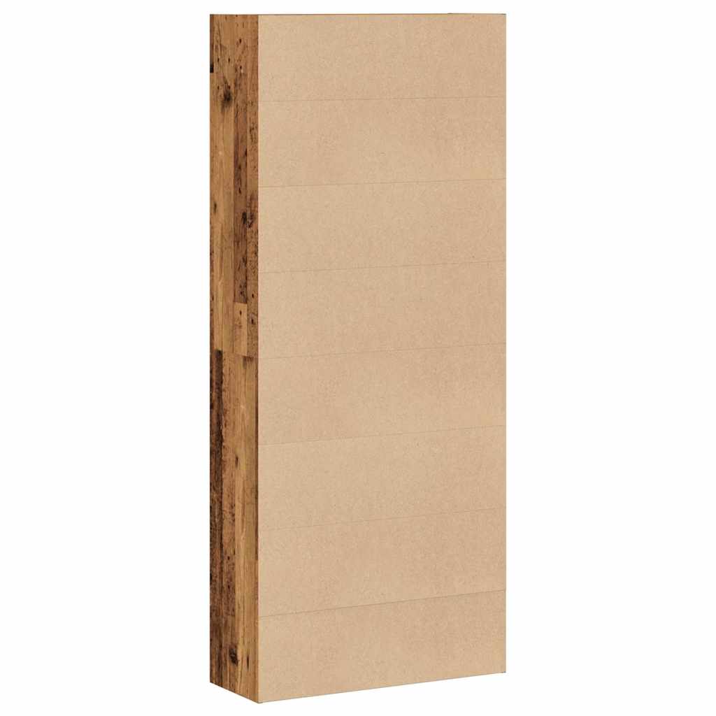 Bücherregal Weiß 80x30x189 cm Holzwerkstoff