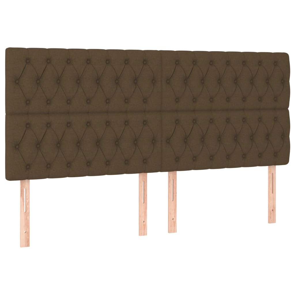 Kopfteil Hellgrau 80x7x118/128 cm Stoff