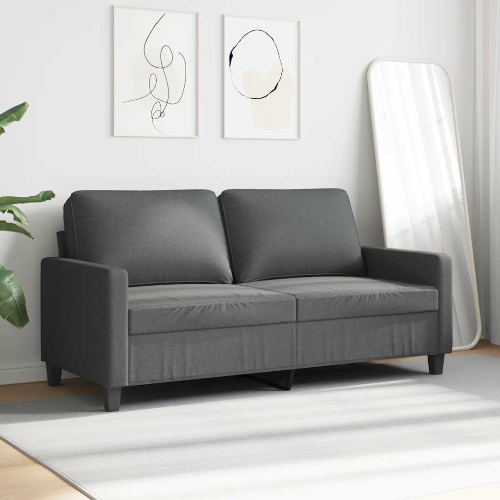 3-Sitzer-Sofa Hellgrau 180 cm Stoff
