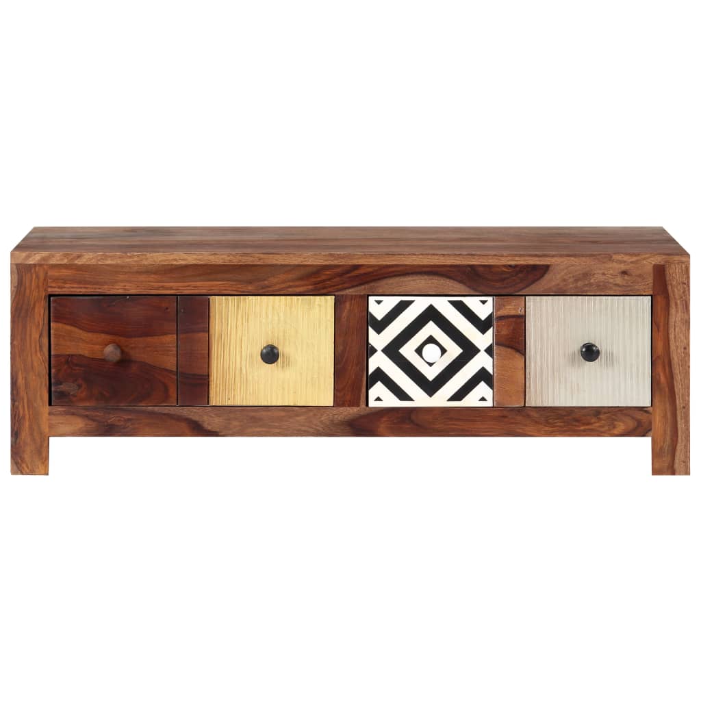 Couchtisch 90x50x30 cm Massivholz Akazie
