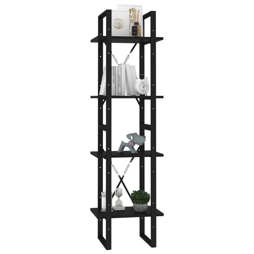Bücherregal 2 Fächer Weiß 40x30x70 cm Holzwerkstoff