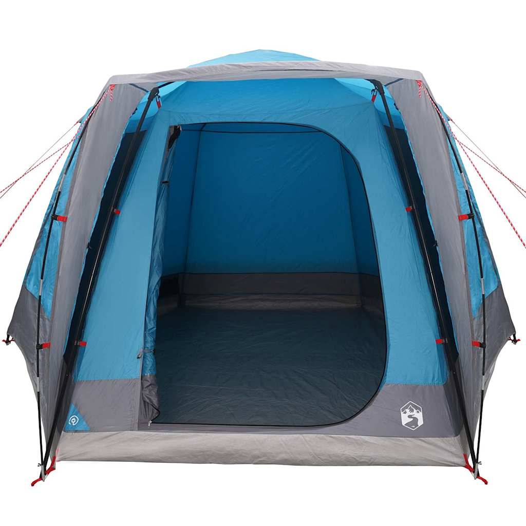 Campingzelt Hütte mit Dach Grün 420 x 420 x 227 cm Polyester