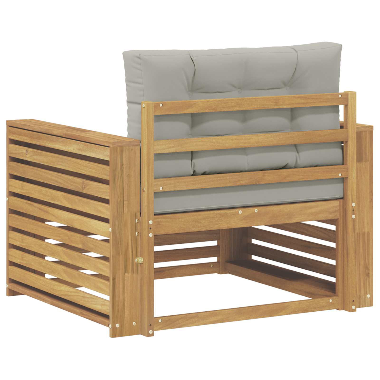 2 Stück Outdoor-Sofa Natur