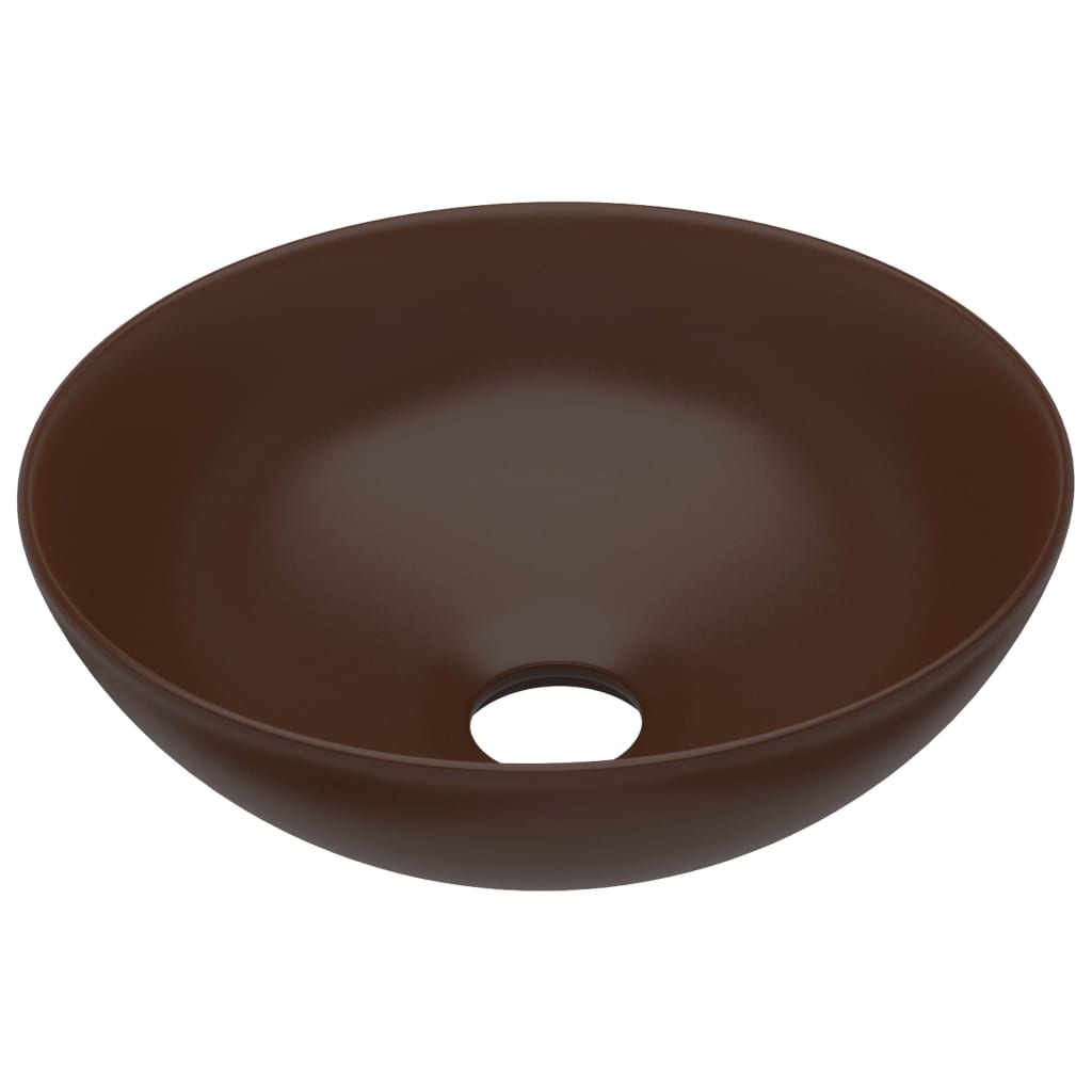 Waschbecken 28 x 10 cm Keramik Silbern