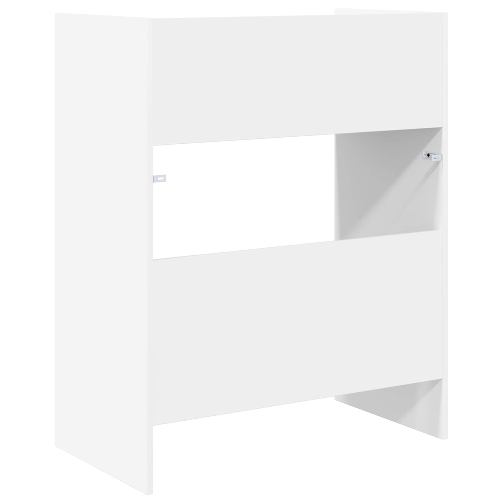 DJ Tisch Weiß 102 x 45 x 102 cm Holzwerkstoff