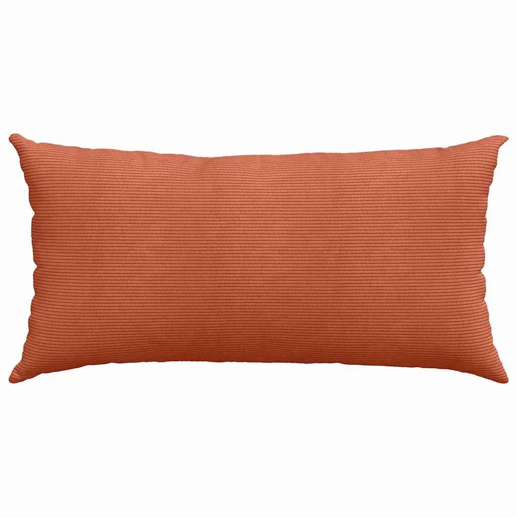 Sofakissen 2 Stück Hellgrau 50 x 30 cm Cordstoff