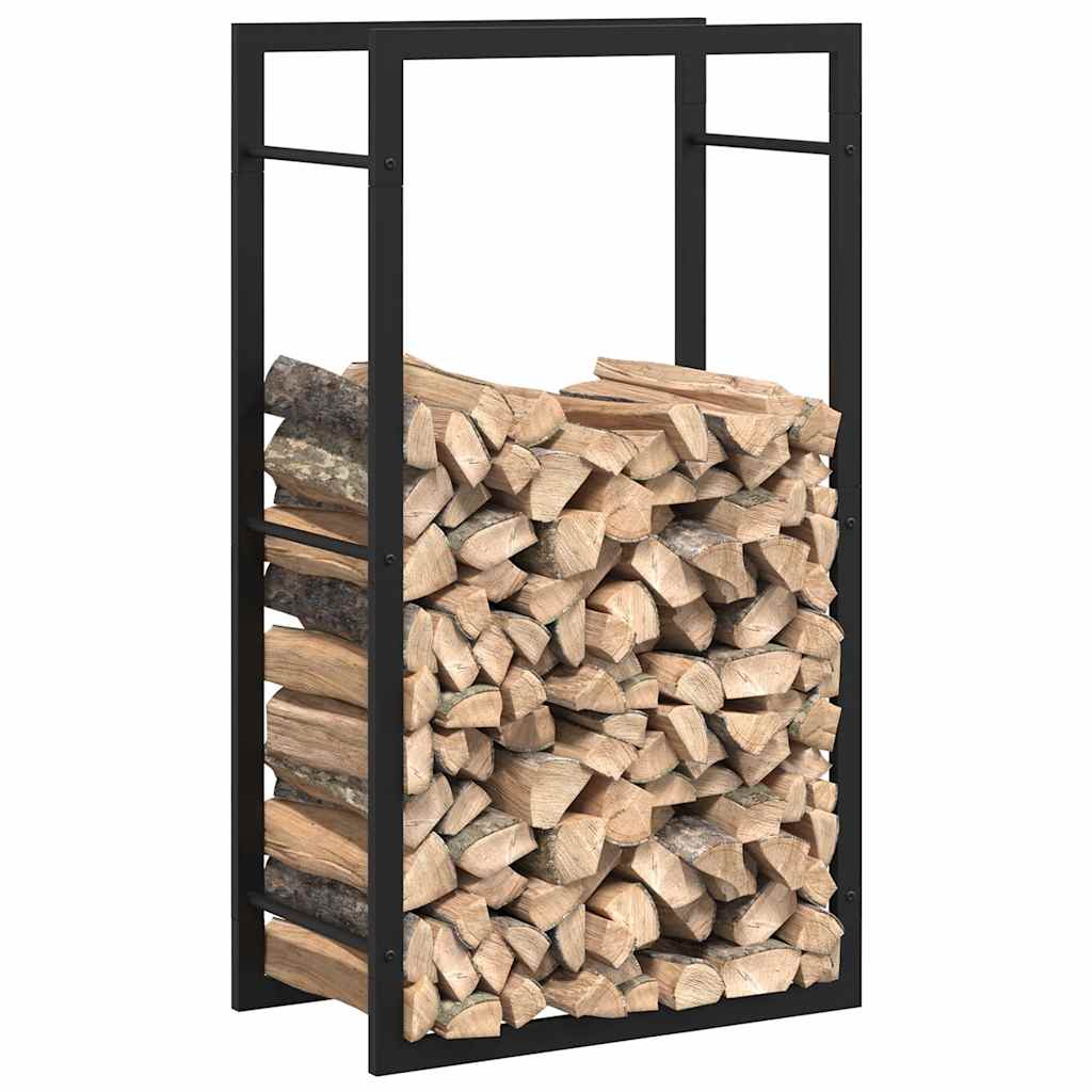 Brennholzregal 50x28x94 cm Edelstahl