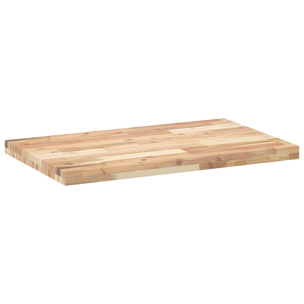 Schreibtischplatte Unbehandelt 60x50x2 cm Massivholz Akazie