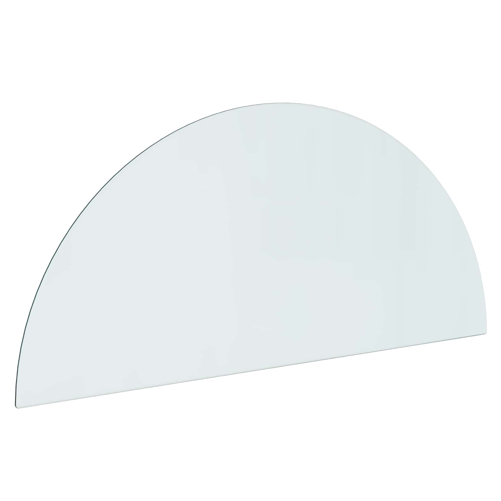 Feuerstelle Glasplatte Transparent 800 x 500 mm Glas