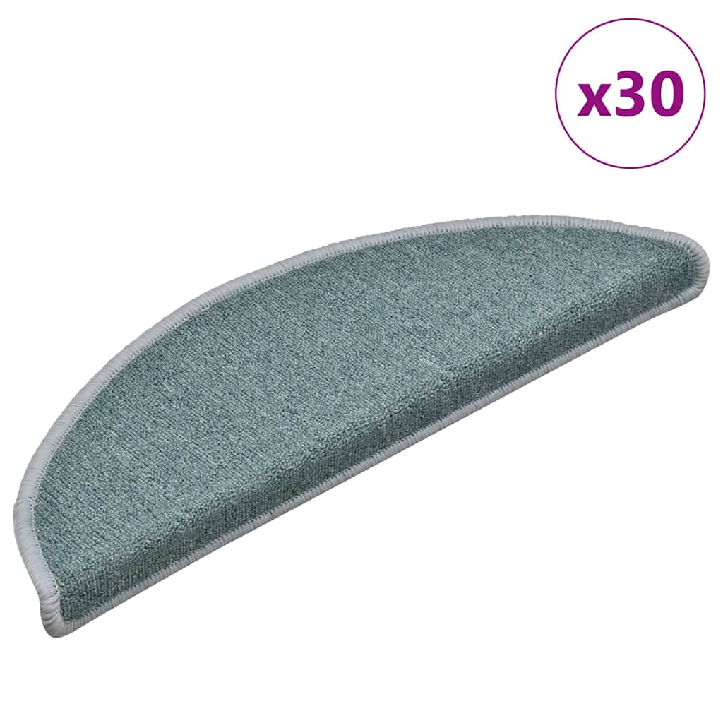Stufenmatten 15 Stk. 56x17x3 cm Anthrazit Halbrund