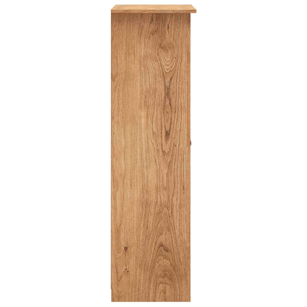 Kleiderschrank 3-Türig 118×50×171,5 cm Kiefer Panama Serie