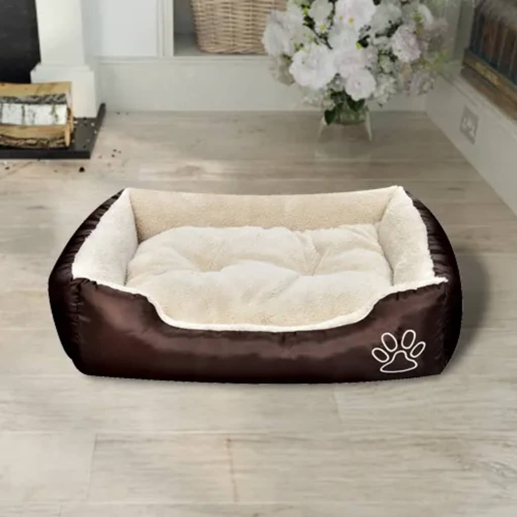 Hundebett Beige und Braun XXL