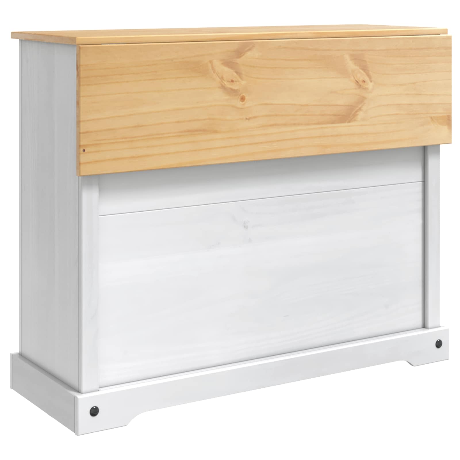 Küchentrolley 2 pcs Honigwachs 112 x 70 x 91,5 cm Massiv-Kiefer
