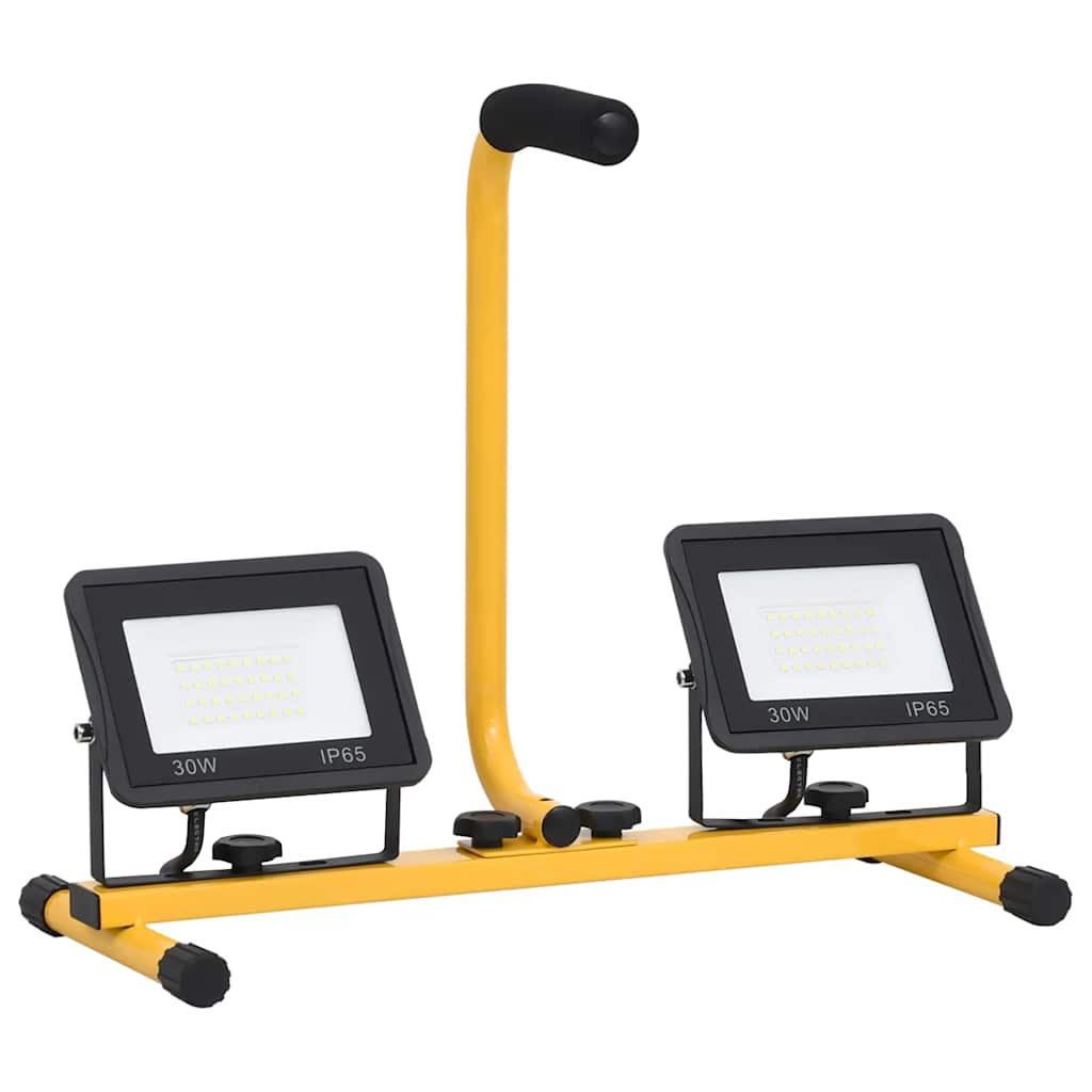 LED-Fluter mit Handgriff 2x10 W Warmweiß
