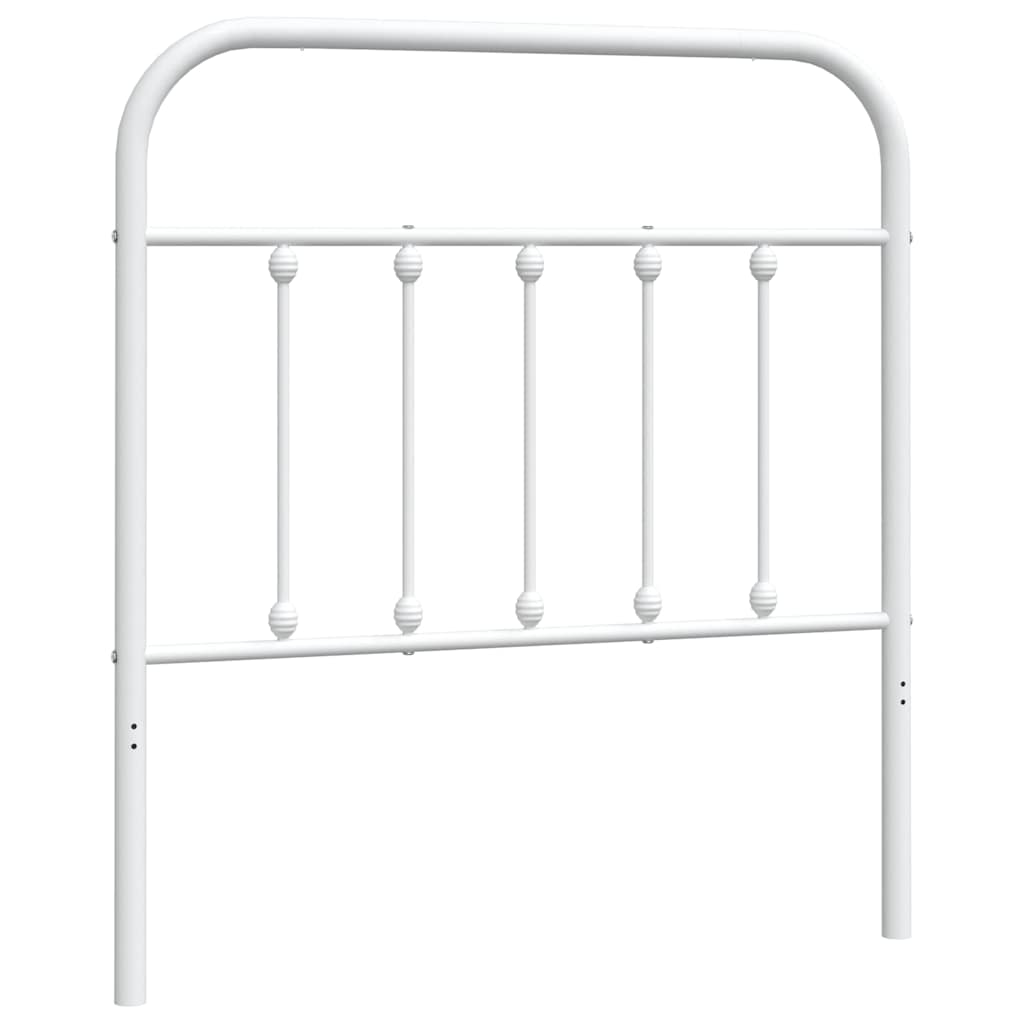 Ersatz-Kopfteil Metall Schwarz 75 cm