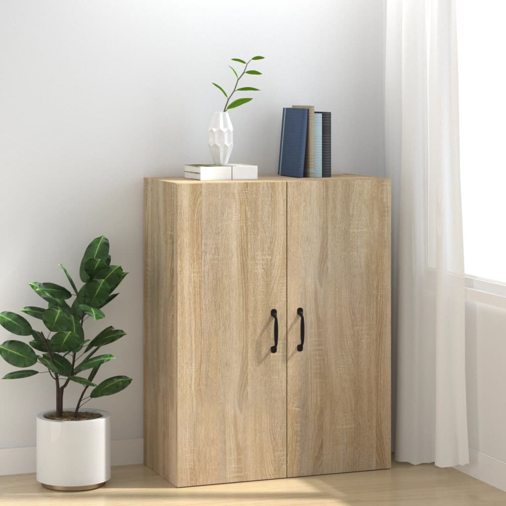 Hängeschrank Weiß 69,5x34x90 cm Holzwerkstoff