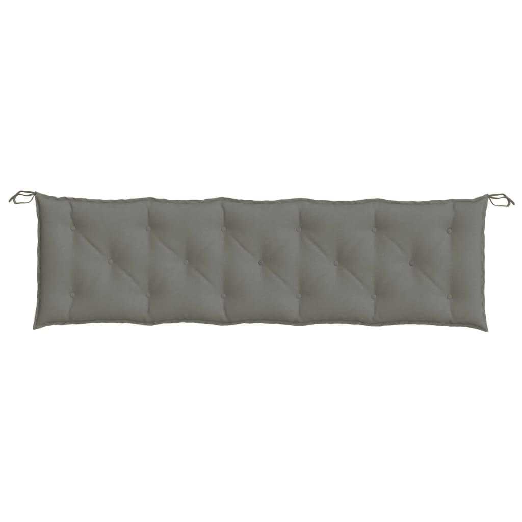 Gartenbank-Auflage Melange Anthrazit 100x50x7 cm Stoff