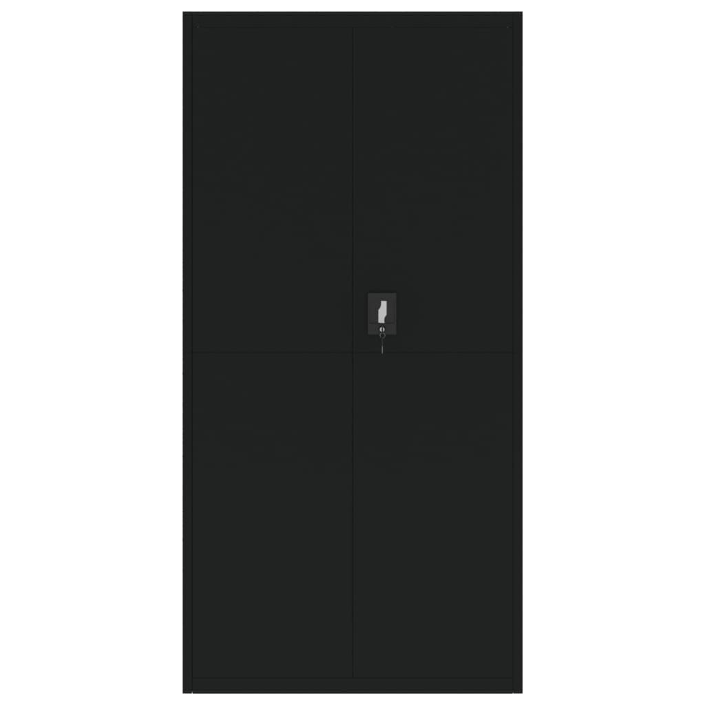 Aktenschrank Weiß 90x40x110 cm Stahl