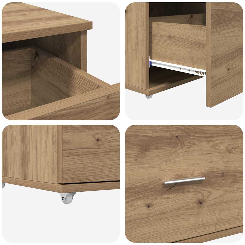Schreibtisch mit Regal Weiß 131,5 x 50 x 106,5 cm Holzwerkstoff