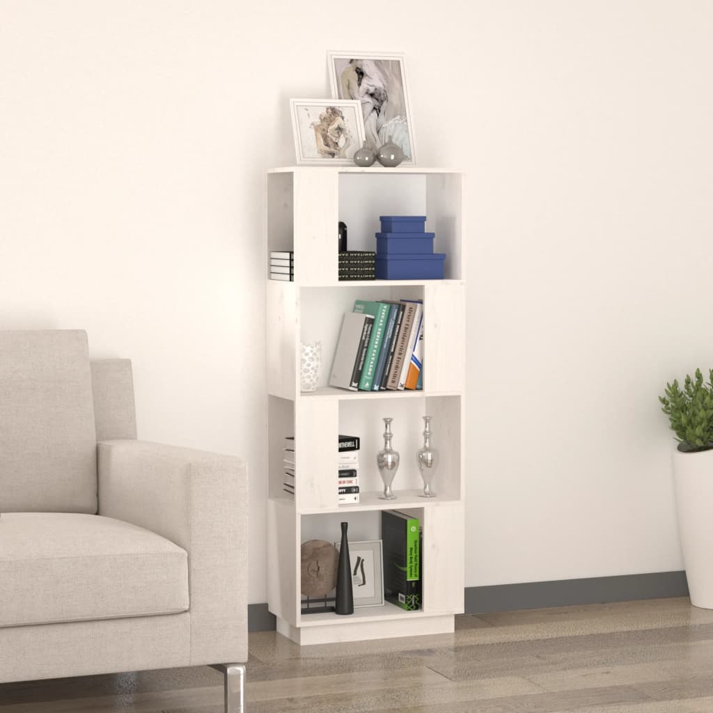 Bücherregal/Raumteiler 51x25x132 cm Massivholz Kiefer