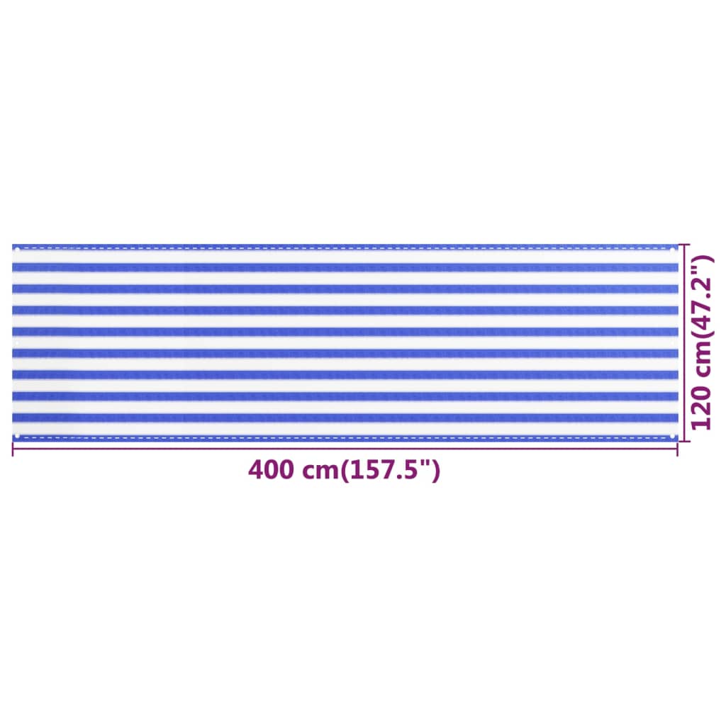 Balkon-Sichtschutz Anthrazit 75x300 cm HDPE