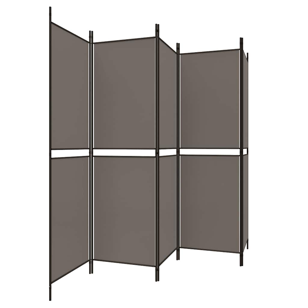 3-teiliger Raumteiler Beige 150 x 180 cm Stoff