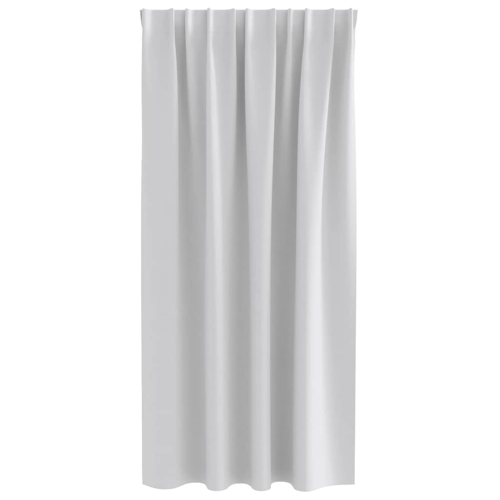 Verdunkelungs-Vorhänge mit Ringen 2 pcs Beige 140 x 140 cm